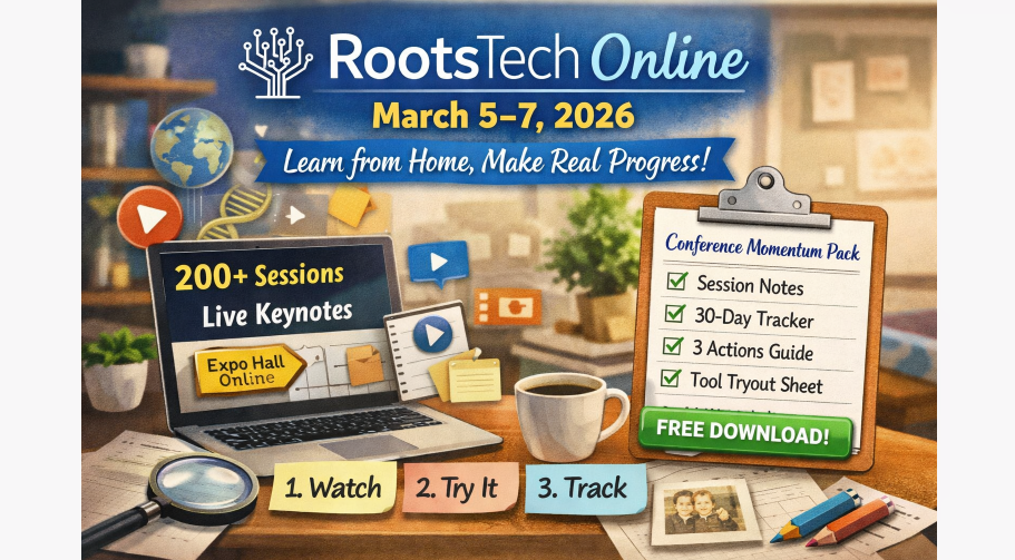 Get Ready For RootsTech Online!